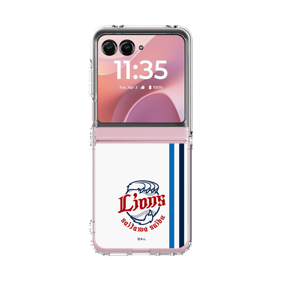 クリアケース［ 埼玉西武ライオンズ- ロゴ - ホワイト ］