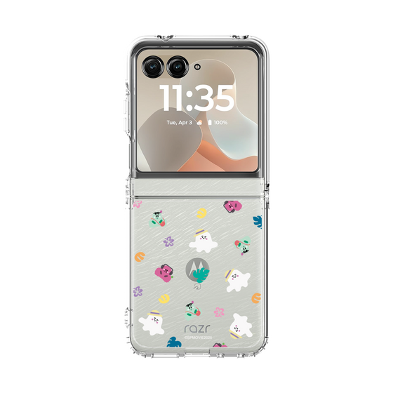 クリアケース［ シナぷしゅ THE MOVIE - バカンス - 総柄 ］