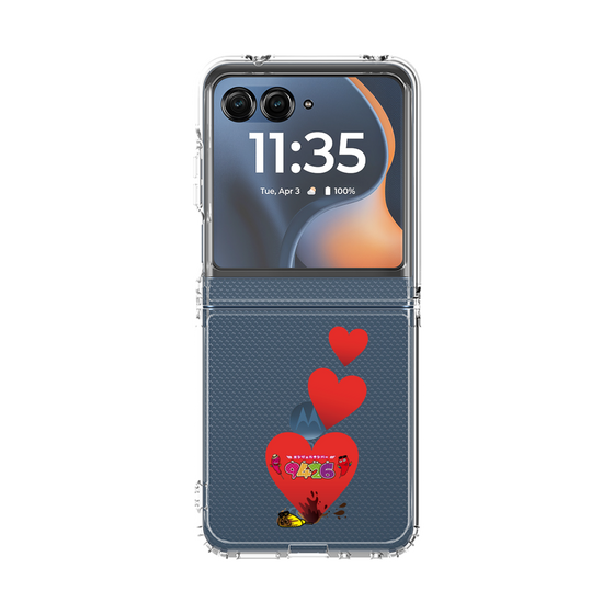 クリアケース［ クシニョロ - angelナンバー - ハート ］