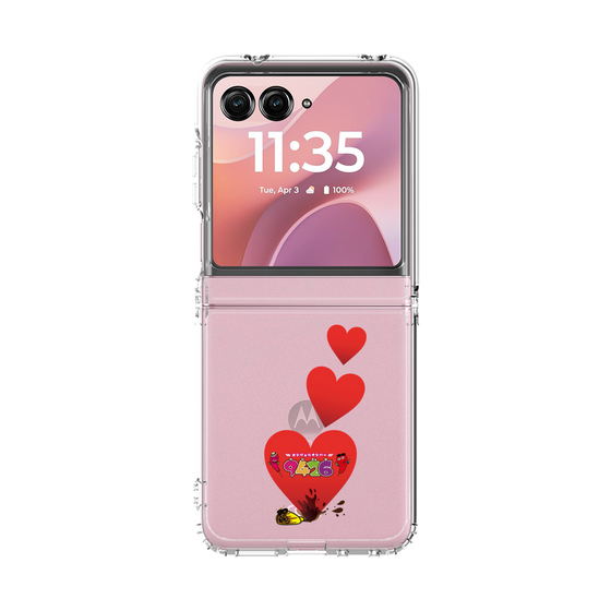 クリアケース［ クシニョロ - angelナンバー - ハート ］