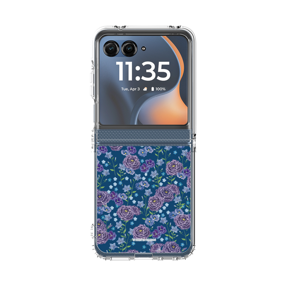 クリアケース［ 日比谷花壇 - FloralSymphony - ネイビー ］