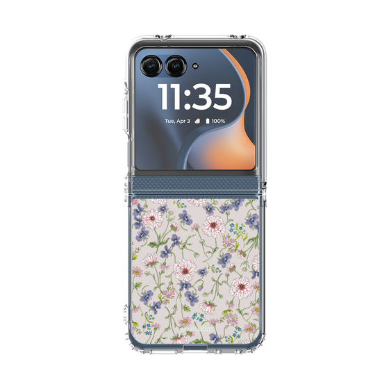 クリアケース［ 日比谷花壇 - FloralSymphony - ベージュ ］