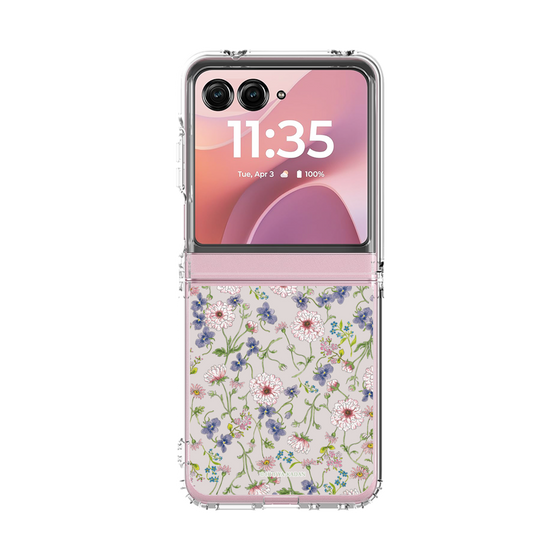 クリアケース［ 日比谷花壇 - FloralSymphony - ベージュ ］