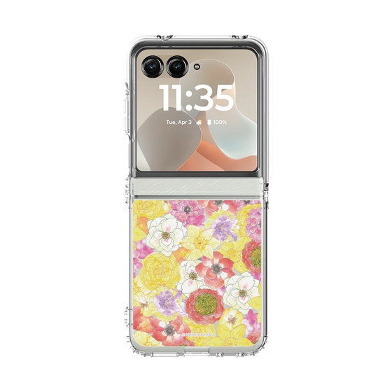 クリアケース［ 日比谷花壇 - HarmonyinBloom - イエロー ］