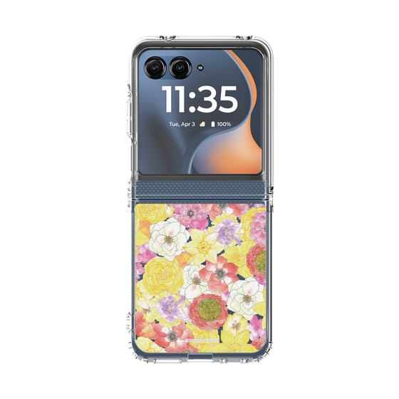 クリアケース［ 日比谷花壇 - HarmonyinBloom - イエロー ］