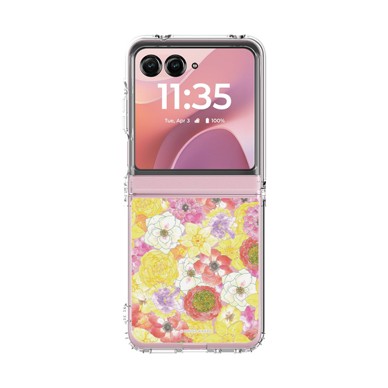 クリアケース［ 日比谷花壇 - HarmonyinBloom - イエロー ］