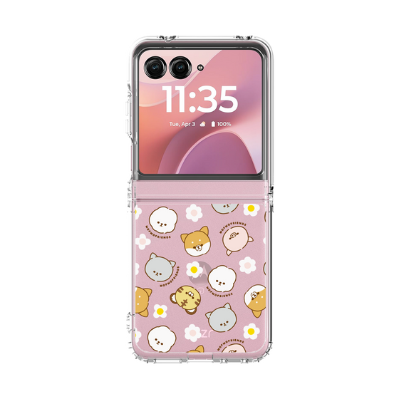 クリアケース［ mofmofriends - フラワー ］