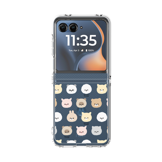 クリアケース［ mofmofriends - フェイス ］