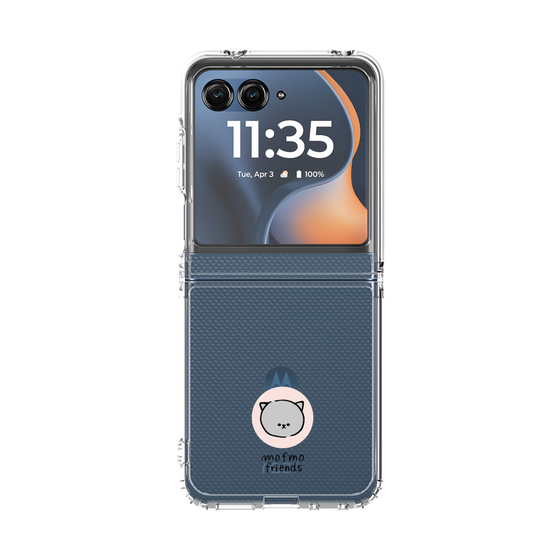 クリアケース［ mofmofriends - アイコン - ブリティッシュショートヘア ］