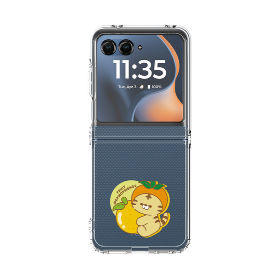 クリアケース［ mofmofriends - オレンジ ］