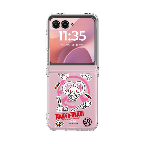 クリアケース［ 汎用うさぎ - ステッカー ］