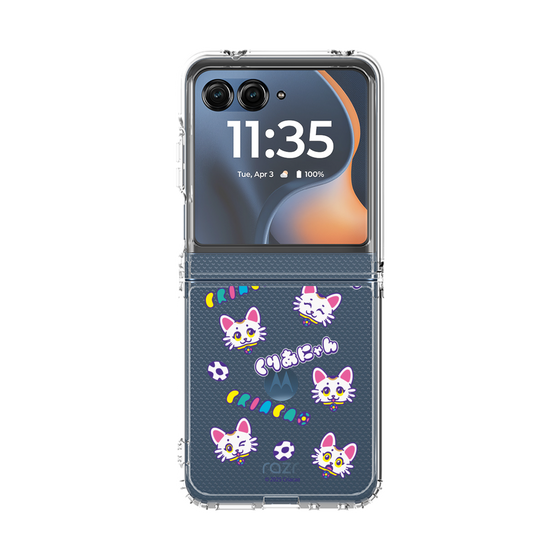 クリアケース［ クリアソン新宿 - くりあにゃん - 総柄 ］