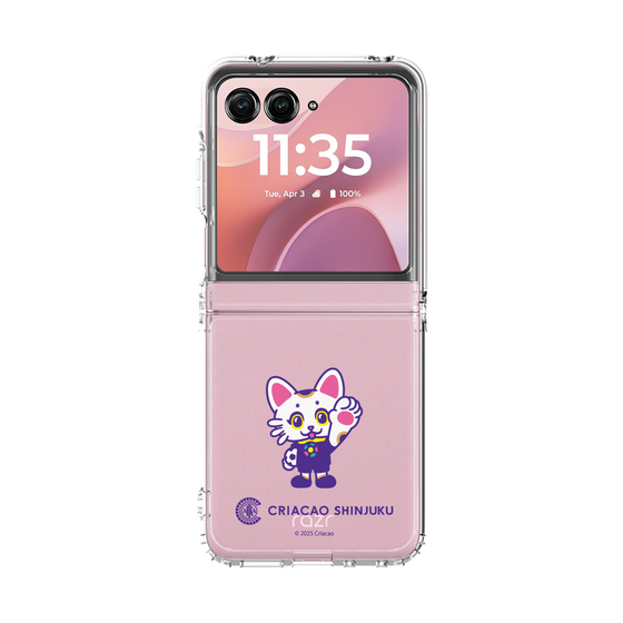 クリアケース［ クリアソン新宿 - くりあにゃん - ハイタッチ ］