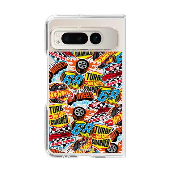 クリアケース［ Hot Wheels™ - ステッカー ］