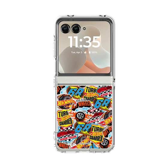 クリアケース［ Hot Wheels™ - ステッカー ］