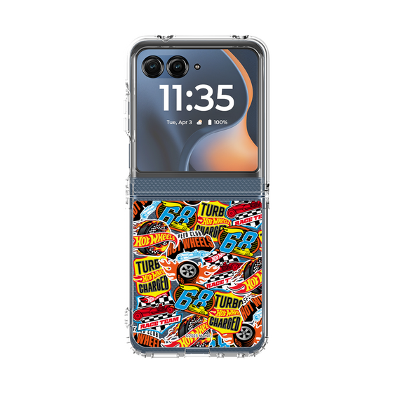 クリアケース［ Hot Wheels™ - ステッカー ］
