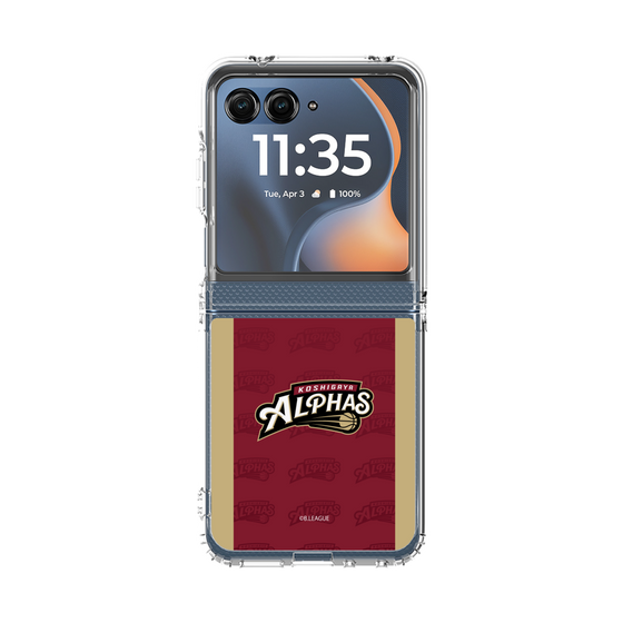 クリアケース［ B.LEAGUE - 越谷アルファーズ - ロゴデザイン ］