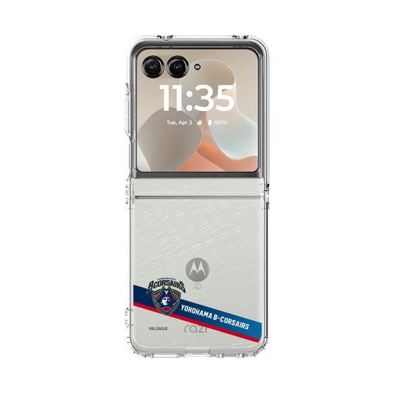 クリアケース［ B.LEAGUE - 横浜ビー・コルセアーズ - ラインデザイン ］