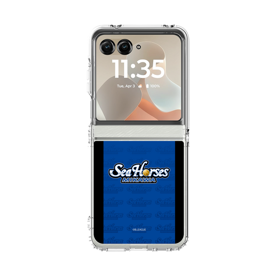 クリアケース［ B.LEAGUE - シーホース三河 - ロゴデザイン ］