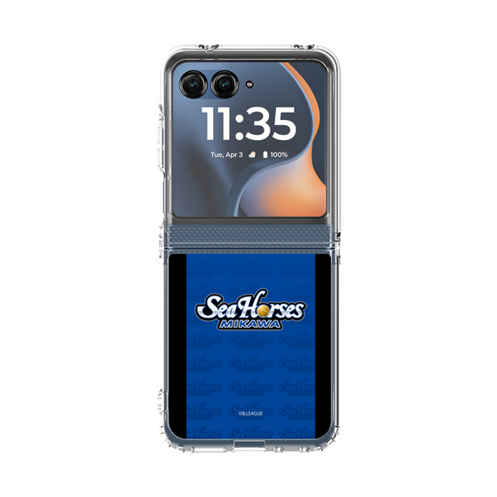 クリアケース［ B.LEAGUE - シーホース三河 - ロゴデザイン ］