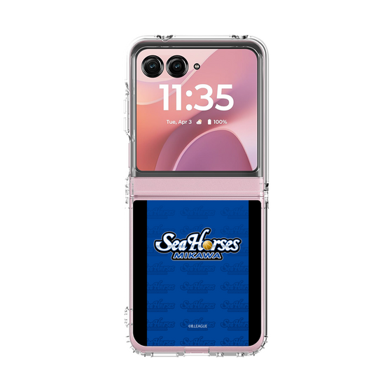 クリアケース［ B.LEAGUE - シーホース三河 - ロゴデザイン ］