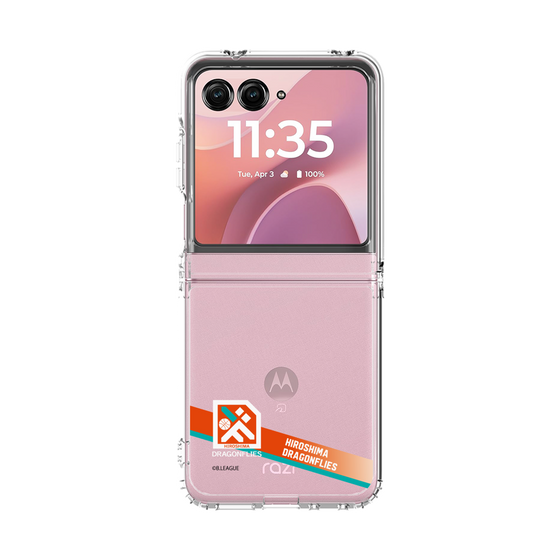 クリアケース［ B.LEAGUE - 広島ドラゴンフライズ - ラインデザイン ］