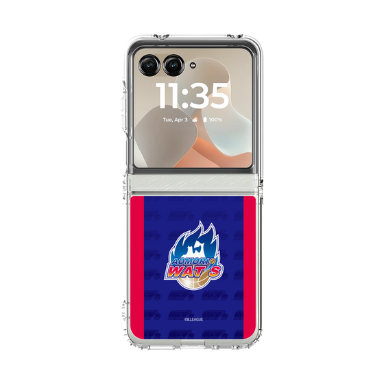 クリアケース［ B.LEAGUE - 青森ワッツ - ロゴデザイン ］