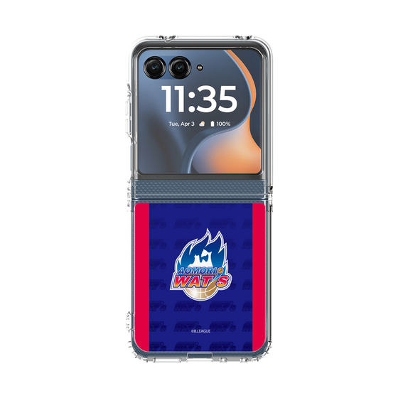 クリアケース［ B.LEAGUE - 青森ワッツ - ロゴデザイン ］