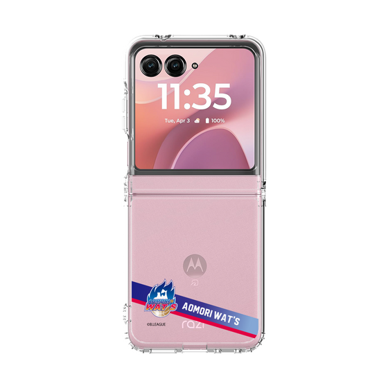 クリアケース［ B.LEAGUE - 青森ワッツ - ラインデザイン ］