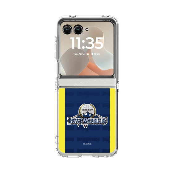 クリアケース［ B.LEAGUE - 信州ブレイブウォリアーズ - ロゴデザイン ］