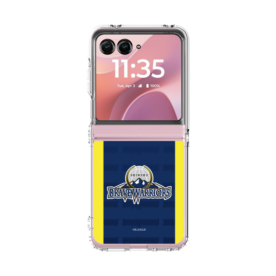 クリアケース［ B.LEAGUE - 信州ブレイブウォリアーズ - ロゴデザイン ］