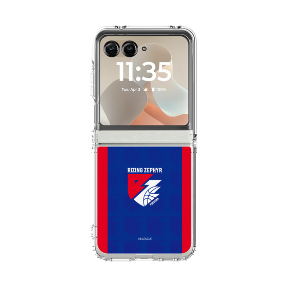 クリアケース［ B.LEAGUE - ライジングゼファー福岡 - ロゴデザイン ］