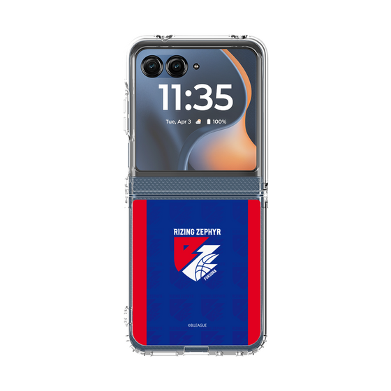 クリアケース［ B.LEAGUE - ライジングゼファー福岡 - ロゴデザイン ］