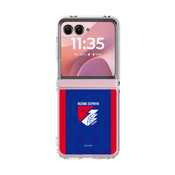 クリアケース［ B.LEAGUE - ライジングゼファー福岡 - ロゴデザイン ］