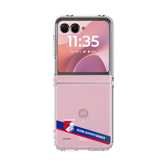 クリアケース［ B.LEAGUE - ライジングゼファー福岡 - ラインデザイン ］