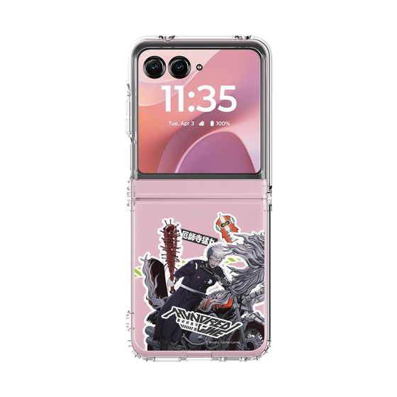 クリアケース［ HUNDRED LINE -最終防衛学園- - ステッカー - 厄師寺猛丸 ］