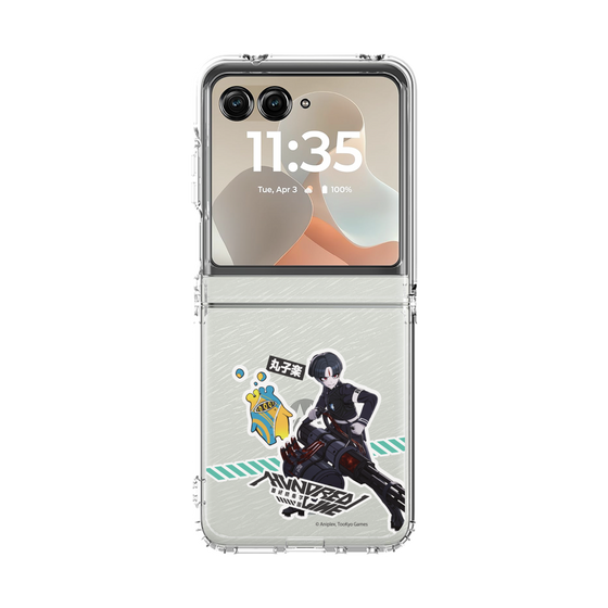 クリアケース［ HUNDRED LINE -最終防衛学園- - ステッカー - 丸子楽 ］