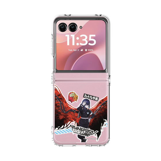 クリアケース［ HUNDRED LINE -最終防衛学園- - ステッカー - 九十九今馬 ］