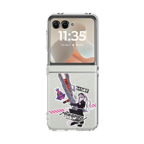 クリアケース［ HUNDRED LINE -最終防衛学園- - ステッカー - 九十九過子 ］