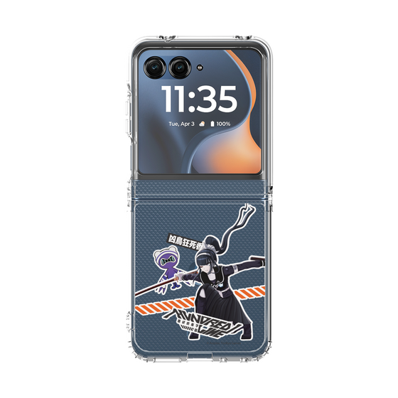 クリアケース［ HUNDRED LINE -最終防衛学園- - ステッカー - 凶鳥狂死香 ］