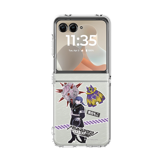 クリアケース［ HUNDRED LINE -最終防衛学園- - ステッカー - 喪白もこ ］