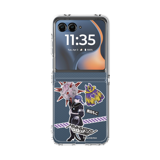 クリアケース［ HUNDRED LINE -最終防衛学園- - ステッカー - 喪白もこ ］