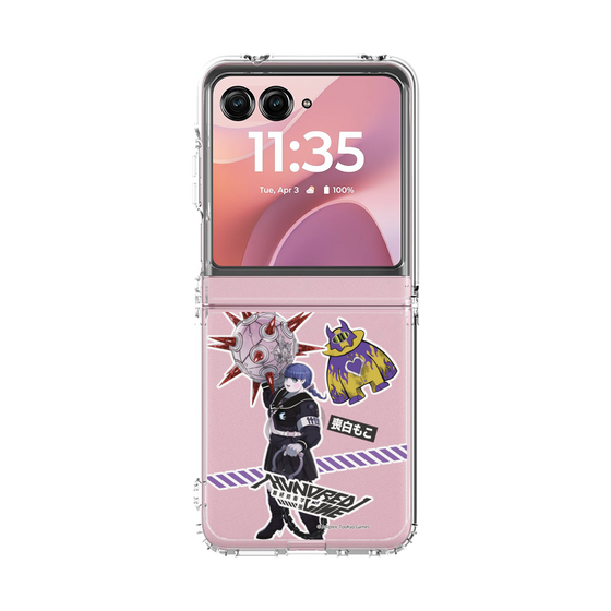 クリアケース［ HUNDRED LINE -最終防衛学園- - ステッカー - 喪白もこ ］