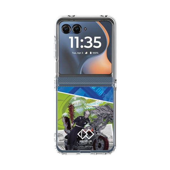 クリアケース［ HUNDRED LINE -最終防衛学園- - カットイン - 厄師寺猛丸 ］