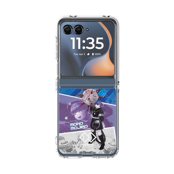 クリアケース［ HUNDRED LINE -最終防衛学園- - カットイン - 喪白もこ ］