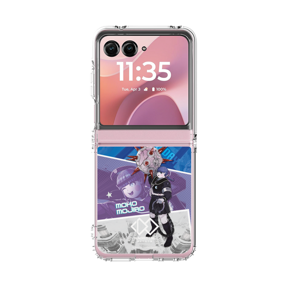 クリアケース［ HUNDRED LINE -最終防衛学園- - カットイン - 喪白もこ ］