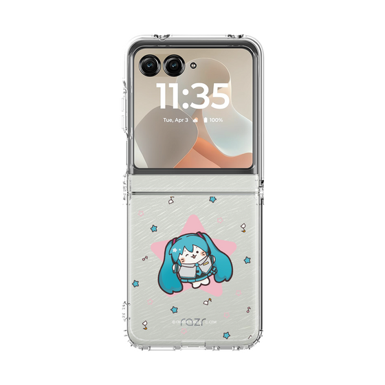 クリアケース［ しろたん×初音ミク - 初音ミク - しろたん変身 ］