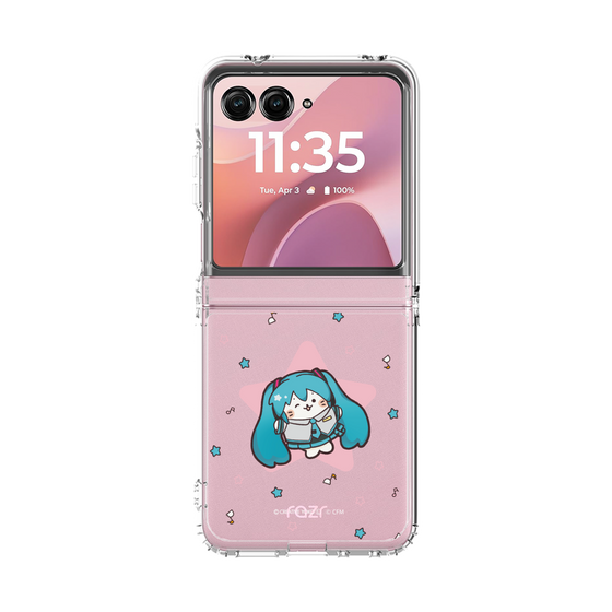 クリアケース［ しろたん×初音ミク - 初音ミク - しろたん変身 ］