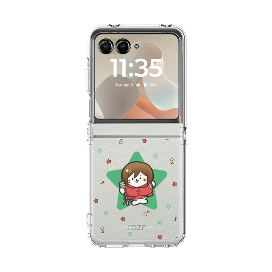 クリアケース［ しろたん×初音ミク - MEIKO - しろたん変身 ］