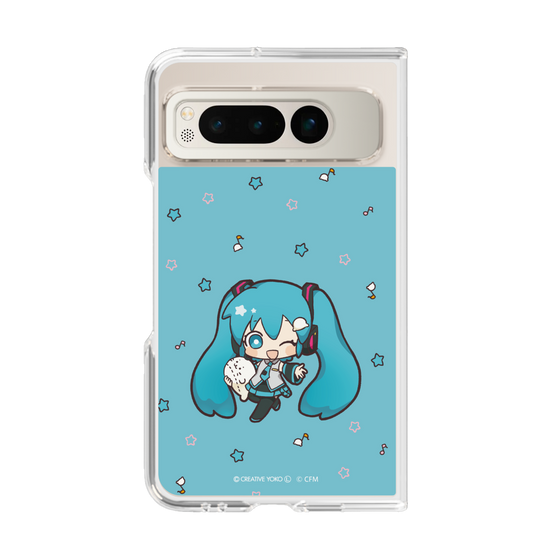 クリアケース［ しろたん×初音ミク - 初音ミク - しろたんと一緒 ］